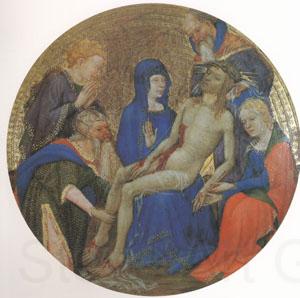 School of Paris or Dijon La Petite Pieta Ronde (Lamentation for Christ) (mk05) Spain oil painting art